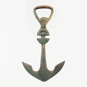 Abrebotellas con forma de ancla en metal