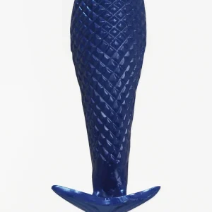 Perchero de cola de pez azul - D966A