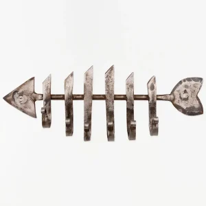 Perchero pez 6 colgadores - D969