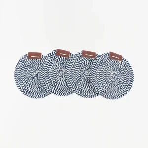 Set de 4 posavasos en cuerda - D1140