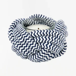 Portavelas de cuerda