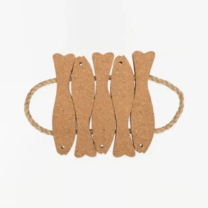 Salvamantel corcho 5 peces - D1277