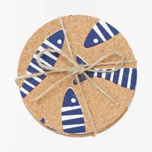 Posavasos redondos peces Set 6