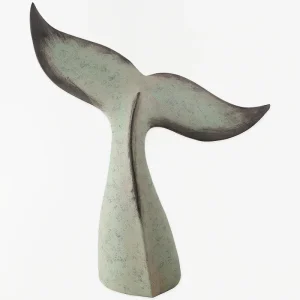 Cola de ballena en resina tipo bronce - D1466
