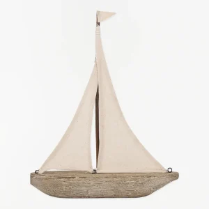 Velero de madera y tela pequeño - D1762