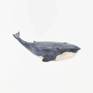Ballena decorativa fabricada en resina pequeña - D1951