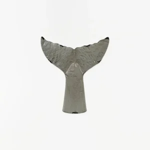 Cola de ballena decorativa de metal - D1991