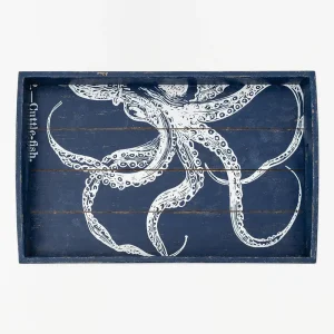 Bandeja madera con pulpo - D2024