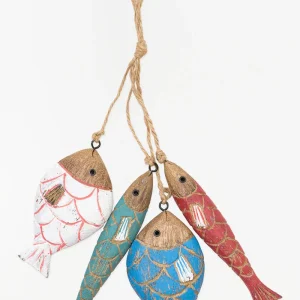 Ristra compuesta por 4 peces de madera