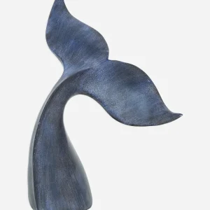 Cola de ballena decorativa de resina