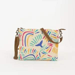 Bolso bandolera estampado multicolor