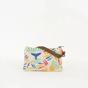 Bolso de mano con estampado náutico