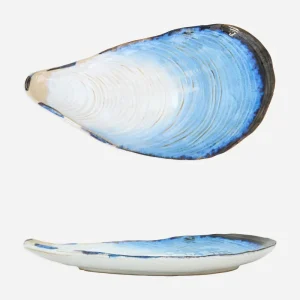 Bandeja con forma de mejillón L: 26,5 cm