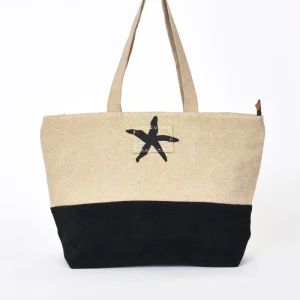 Bolso de tela con estrella de mar