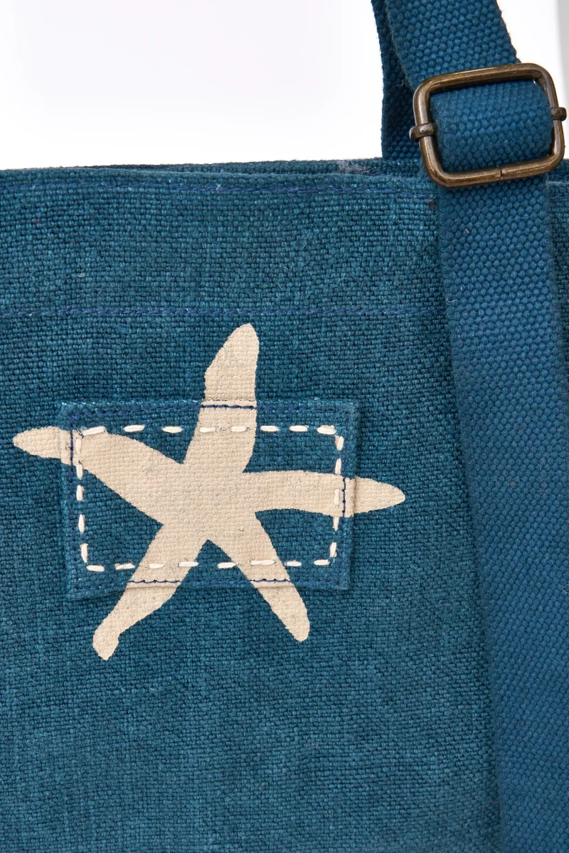 Bolso de tela con estrella de mar 2 – Image 5