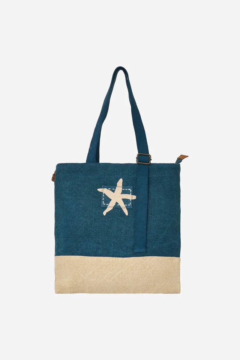 Bolso de tela con estrella de mar 2 – Image 2