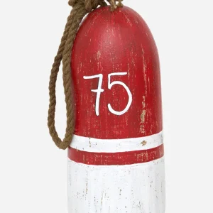 Boya decorativa roja inspiración marinera