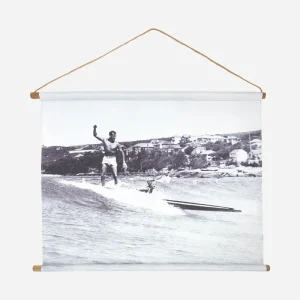 Tapiz decorativo de pared Surf clásico.