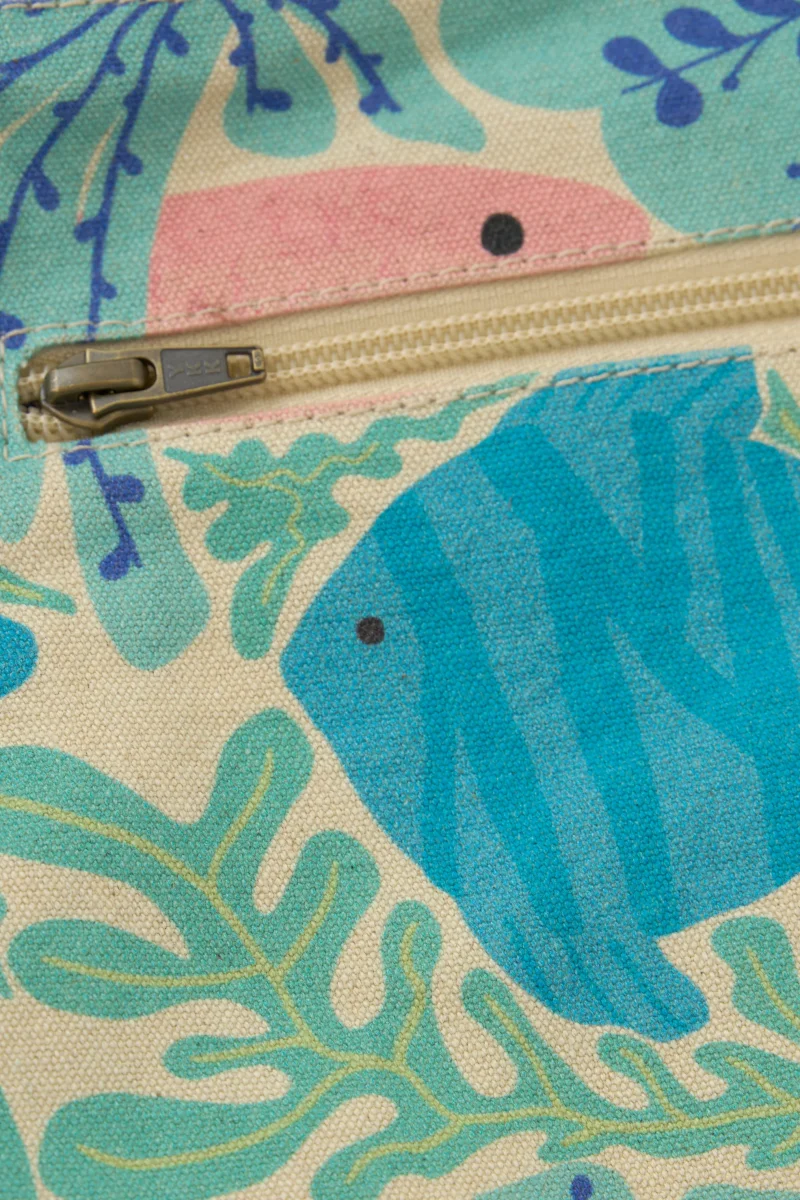 Bolso bandolera con estampado marino – Image 3