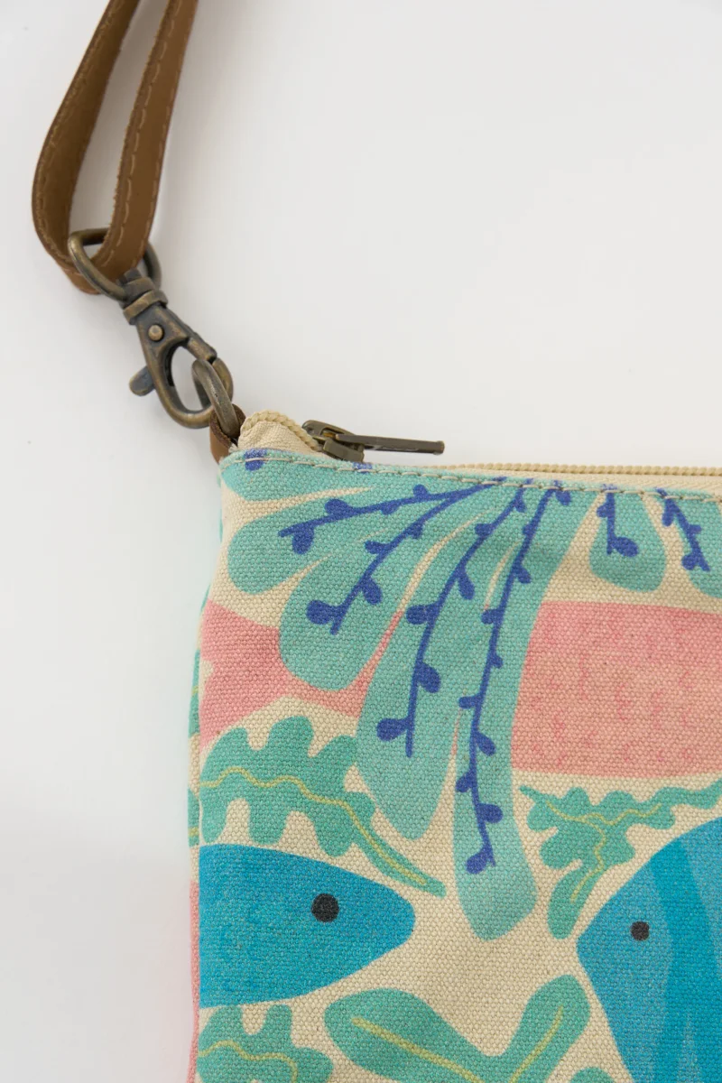 Bolso bandolera con estampado marino – Image 4