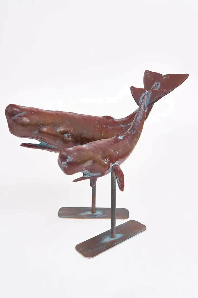 Cachalote con base en metal tamaño grande – Image 6