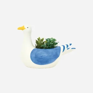 Bote gaviota de cerámica L:24 cm