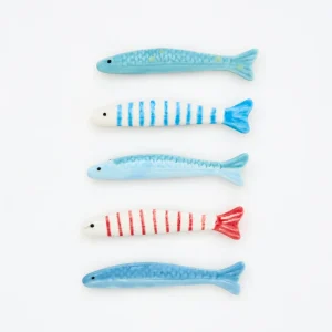 Set de 5 imanes pez en cerámica