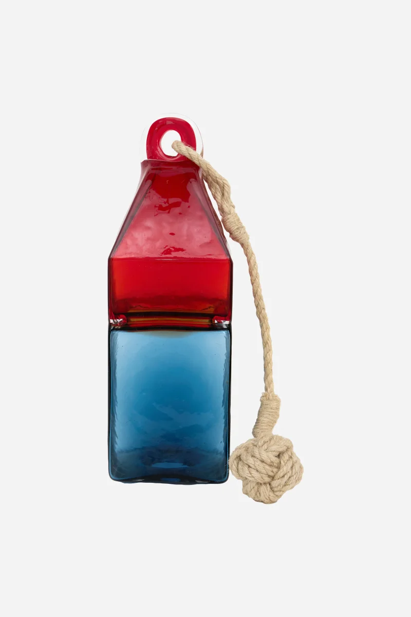 Boya decorativa de vidrio bicolor