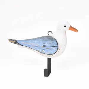 Percha marinera de pájaro de madera