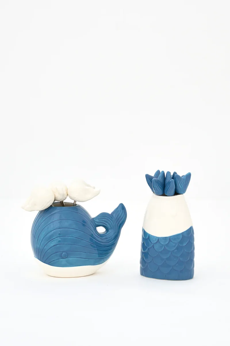 Tenedores de cóctel con soporte en forma de pez – Image 8