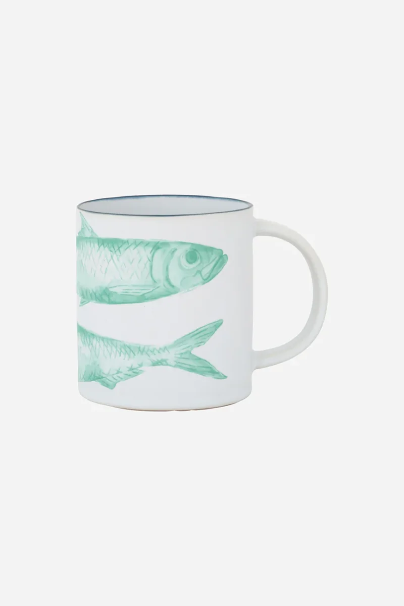 Taza de gres con peces – Image 2