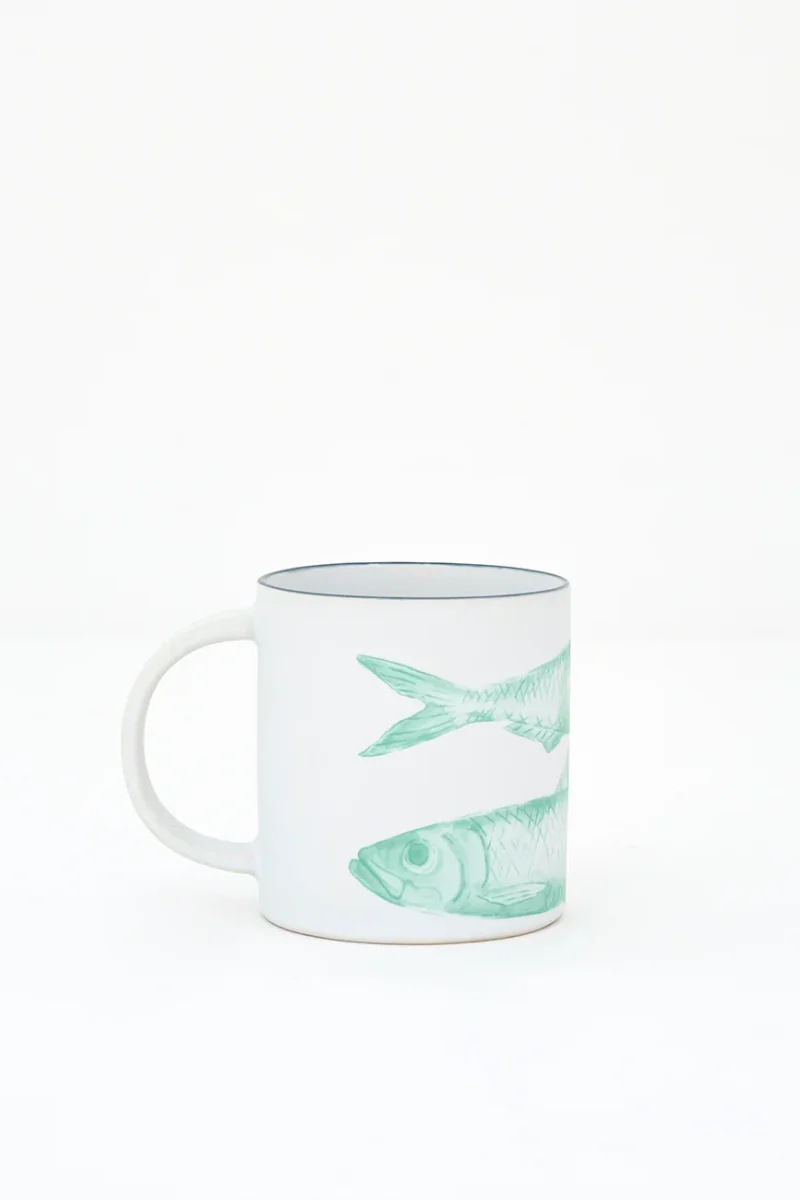Taza de gres con peces – Image 6