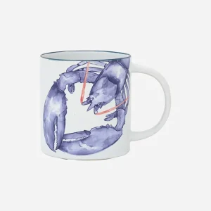 Taza de gres con langosta