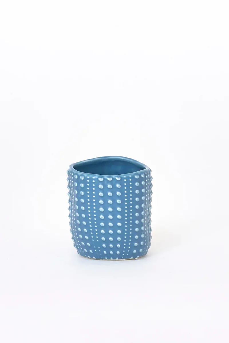Taza de cerámica con textura de erizo de mar – Image 4