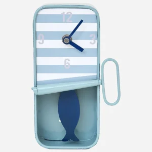 Reloj decorativo con forma de lata de conserva