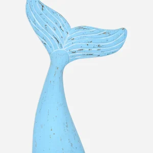 Cola de ballena decorativa de madera