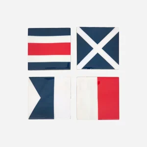 Posavasos con banderas náuticas