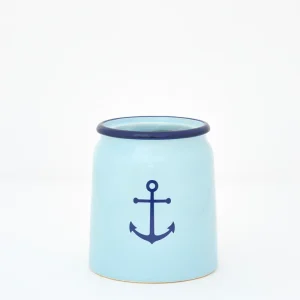 Bote para cubiertos ancla estilo vintage