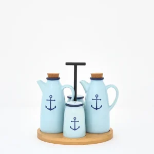 Set para ensaladas estilo vintage ancla