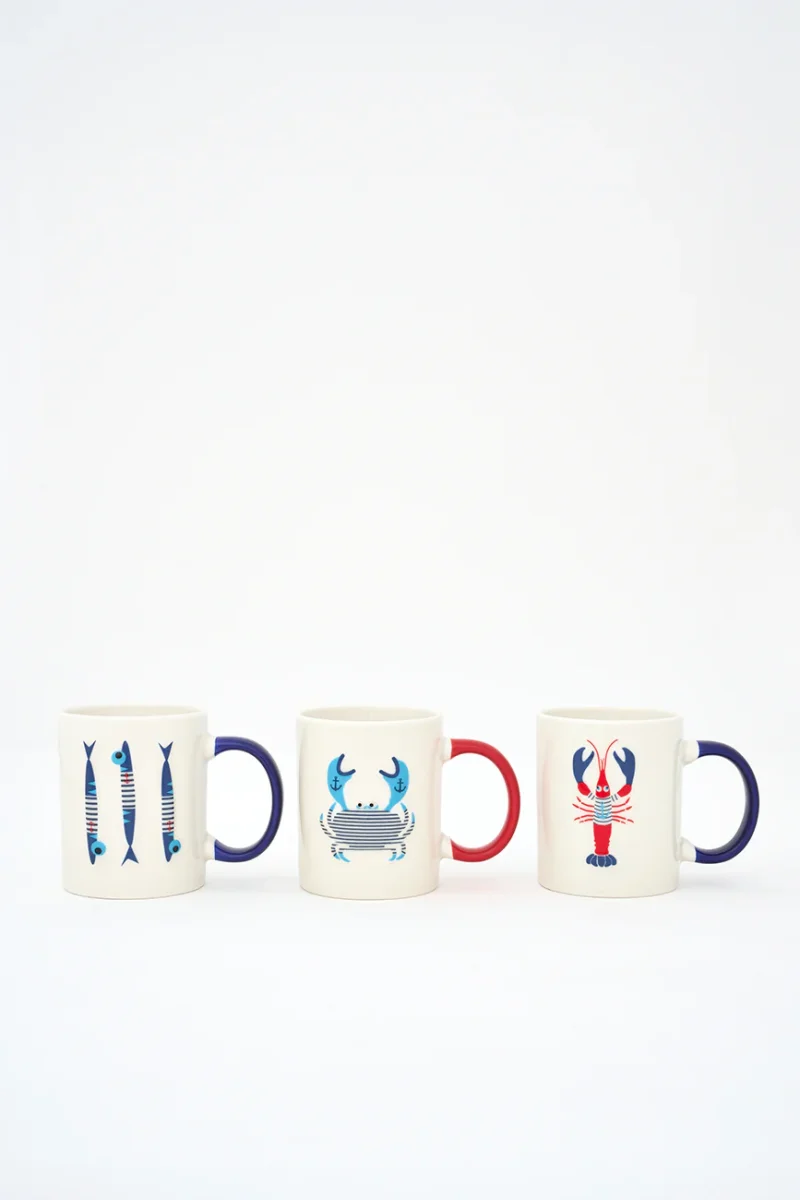 Taza con 3 peces pintados – Image 5