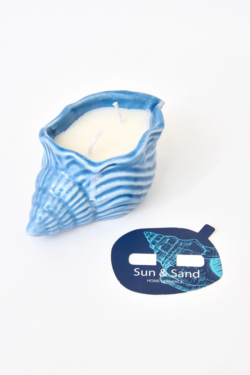 Vela en caracola de cerámica – Image 3