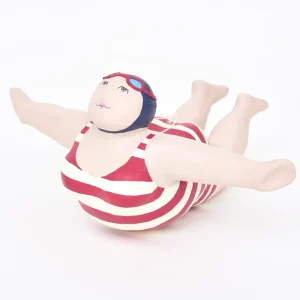 Bañista decorativa de papel maché para colgar