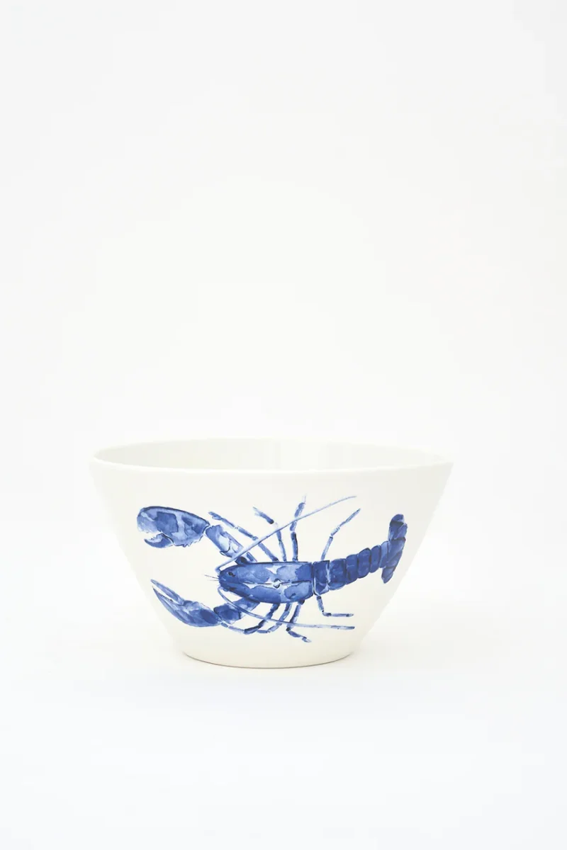 Bol con langosta azul pintada – Image 3