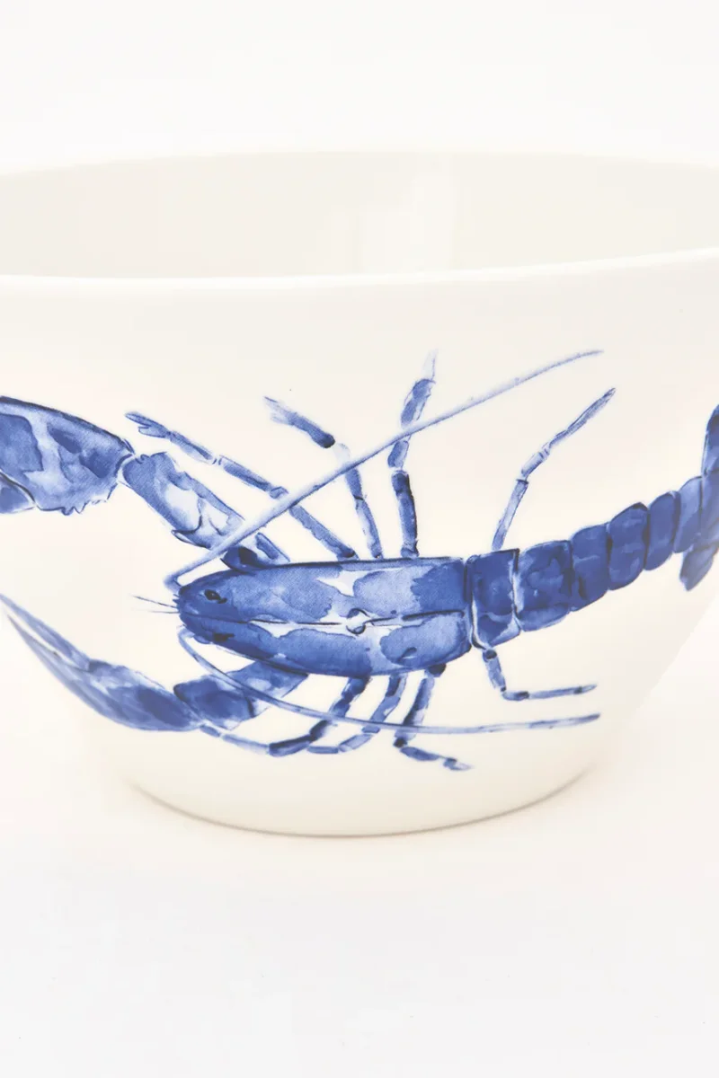 Bol con langosta azul pintada – Image 4