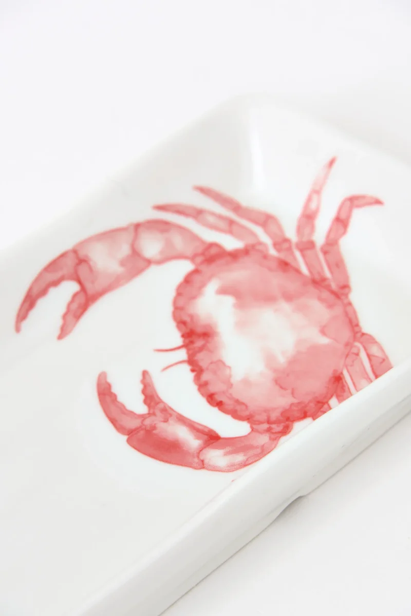 Bandeja rectangular con cangrejos – Image 3