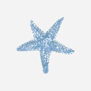 Colgador de metal con forma de estrella de mar
