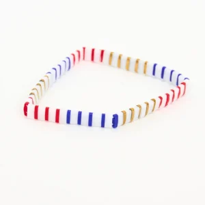 Pulsera marinera con perla de vidrio