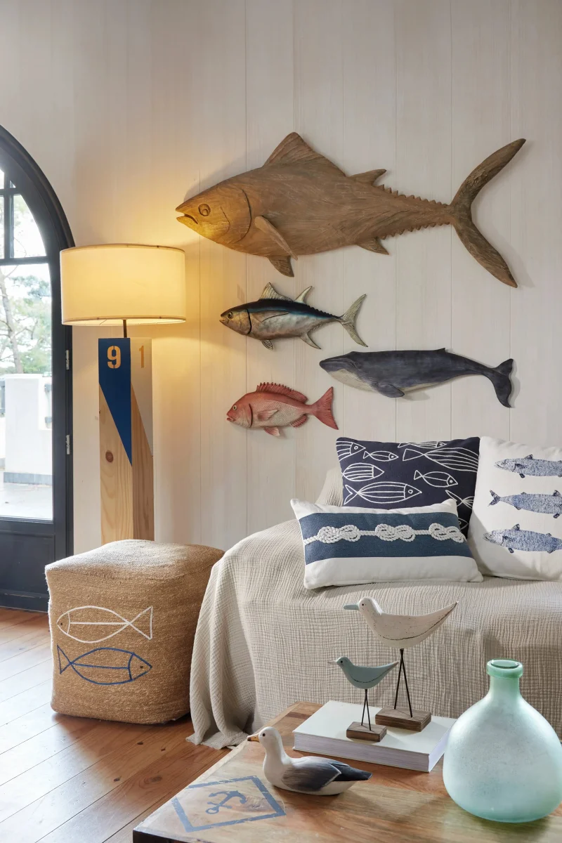 Figura de una ballena de resina para pared – Image 3