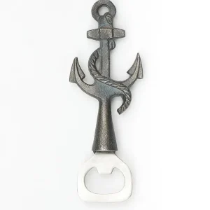 Abrebotellas con forma de ancla en metal