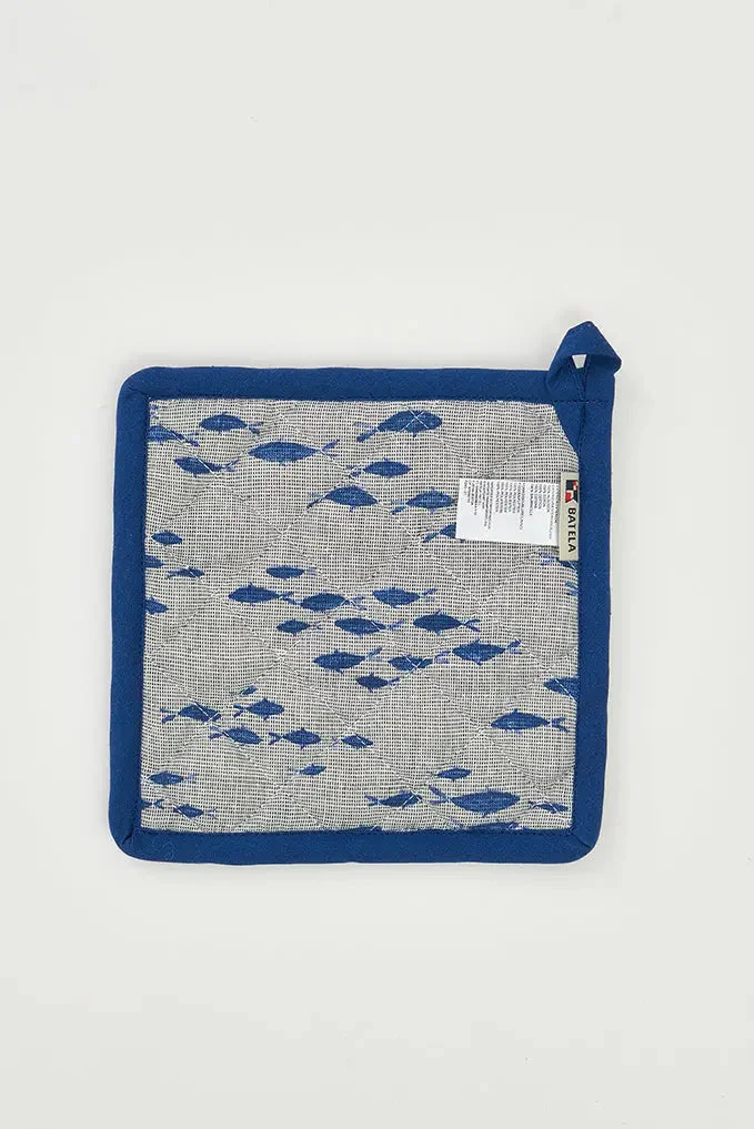 Guante y agarradera de cocina con banco de peces – Image 4